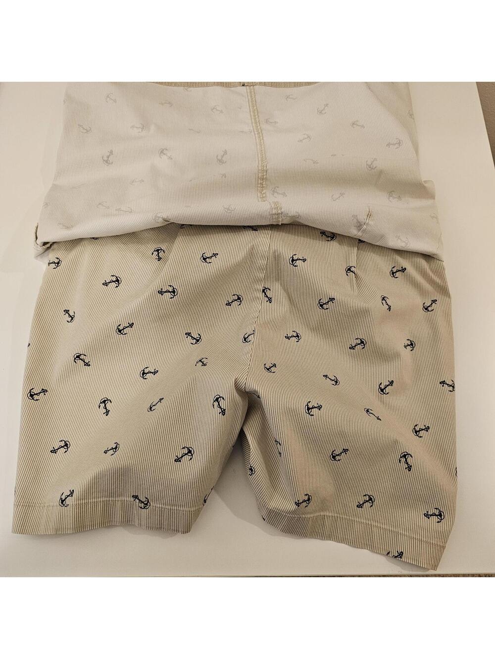 Karen Scott Misses Skort Nautical Anchor Beach Summer Seaside Chic Size 12 - Picture 6 of 8